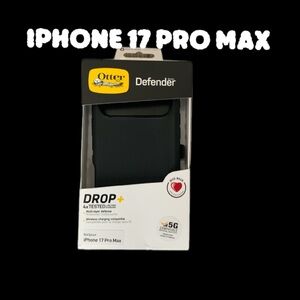 OtterBox Defender Case for iPhone 17 Pro Max - Midnight Black